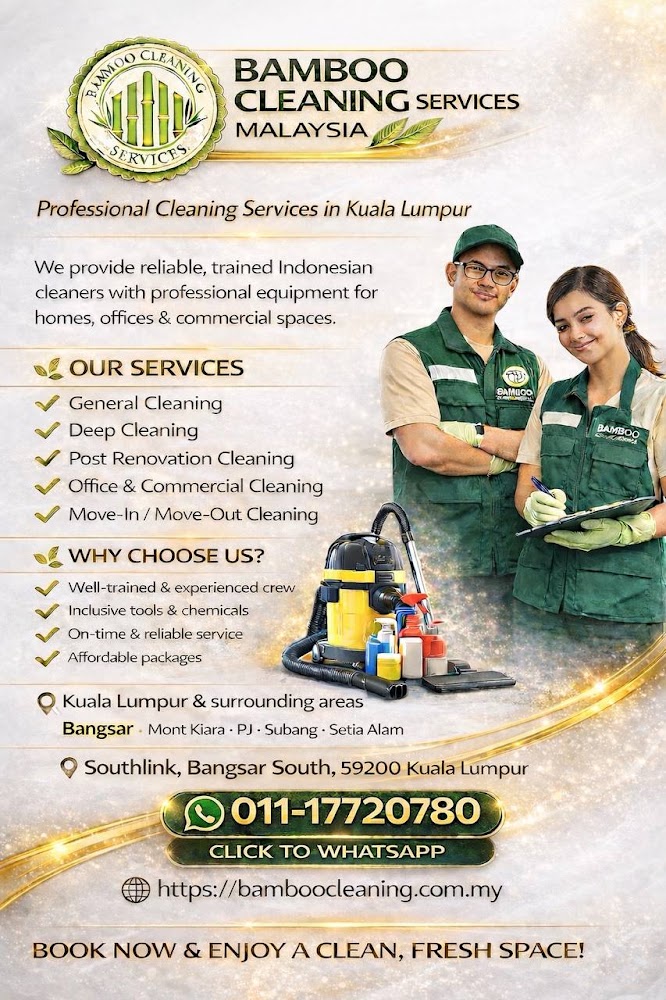 BAMBOO CLEANING SERVICES KUALA LUMPUR